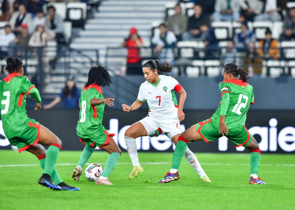 المنتخب الوطني النسوي يفوز على بوركينا فاسو