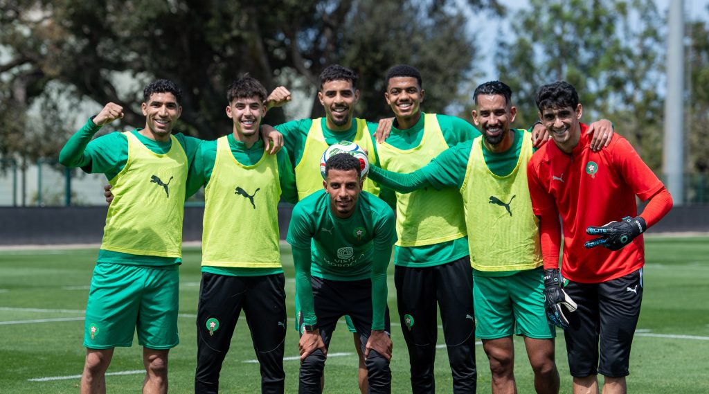 أسود الأطلس يواصلون استعدادهم للمباراتين الوديتين
